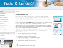 Tablet Screenshot of posta-kancelar.cz